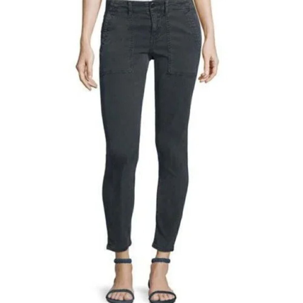 The GREAT. The Skinny Armies Corduroy Pants Washed Black Size 27